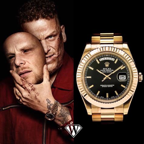 der rapper bonez mc mit gold rolex day date|Multimillionär Pa Sports trägt jetzt eine der teuersten .